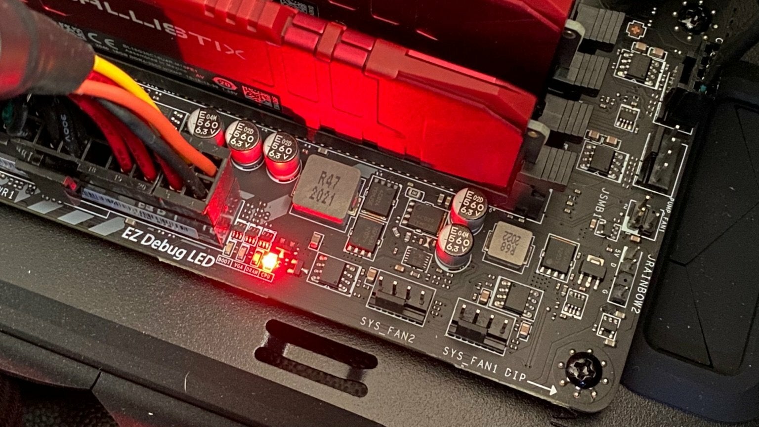 cpu led red z87