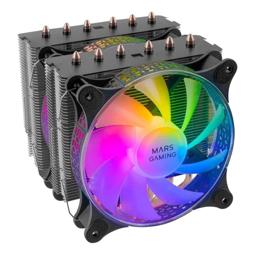 cooler mars gaming mcpu xt cpu cooler argb 120mm preto 3